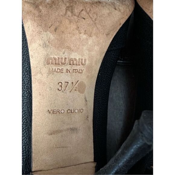 Miu Miu Italy Leather Heels - Picture 9 of 9